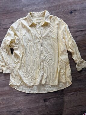 Light Yellow Button-Down Shirt